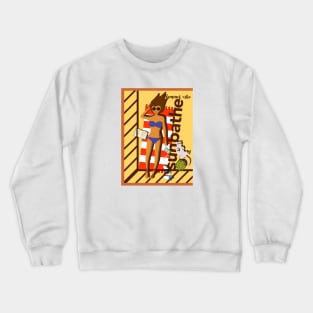 sunbathe, summer vibe Crewneck Sweatshirt